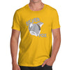 Funny Tee Shirts For Men Silver Fox Men's T-Shirt Small Yellow