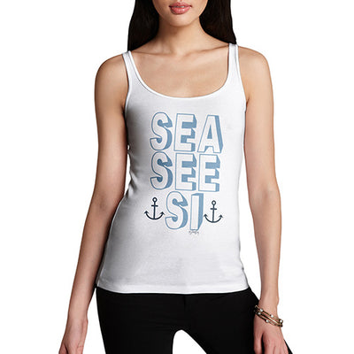 Sea, See, Si Women's Tank Top