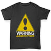 Warning Accident Prone Boy's T-Shirt