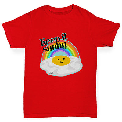 Keep It Sunny Egg Boy's T-Shirt