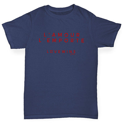 L'Amour Love Wins Boy's T-Shirt