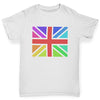 Rainbow Union Jack Girl's T-Shirt