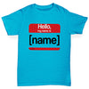 Personalised My Name Is Boy's T-Shirt