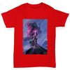Neon Lightning Volcano Boy's T-Shirt