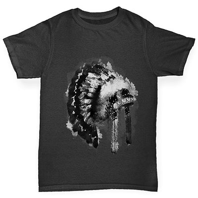 Native American Headdress Boy's T-Shirt