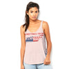 Greetings From Tennessee USA Flag Women's Flowy Side Slit Tank