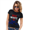 Red, White & Due Personalised Women's T-Shirt