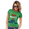 Red, White & Due Personalised Women's T-Shirt
