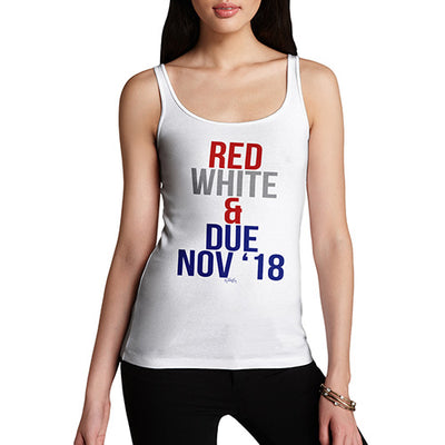 Red, White & Due Personalised Women's Tank Top