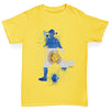Football Soccer Silhouette Argentina Girl's T-Shirt