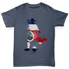 Football Soccer Silhouette Costa Rica Boy's T-Shirt