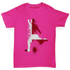 Football Soccer Silhouette Denmark Girl's T-Shirt