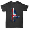 Football Soccer Silhouette Iceland Girl's T-Shirt