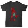 Football Soccer Silhouette Morocco Boy's T-Shirt