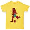 Football Soccer Silhouette Morocco Girl's T-Shirt