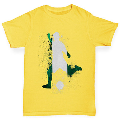 Football Soccer Silhouette Nigeria Girl's T-Shirt