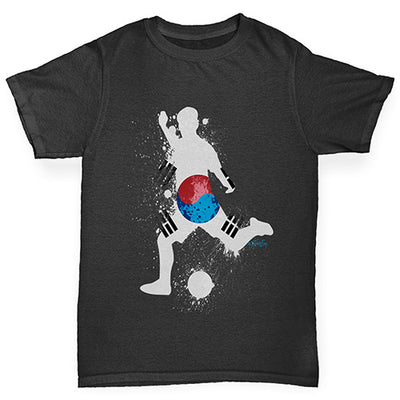 Football Soccer Silhouette South Korea Girl's T-Shirt