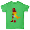 Football Soccer Silhouette Spain Boy's T-Shirt