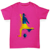 Football Soccer Silhouette Sweden Girl's T-Shirt