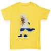 Football Soccer Silhouette Uruguay Boy's T-Shirt