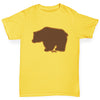 Grizzly Bear Silhouette Boy's T-Shirt