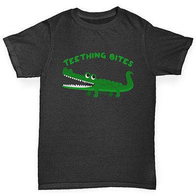 Teething Bites Crocodile Boy's T-Shirt