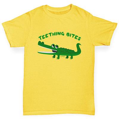 Teething Bites Crocodile Boy's T-Shirt