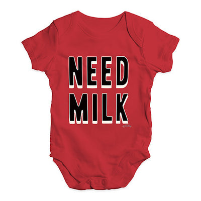 Need Milk Baby Unisex Baby Grow Bodysuit