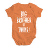 Big Brother Of Twins! Baby Unisex Baby Grow Bodysuit