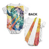 Psychedelic Print Laser Eyes Tiger Baby Unisex ALL-OVER PRINT Baby Grow Bodysuit