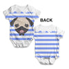 Happy Pug Baby Unisex ALL-OVER PRINT Baby Grow Bodysuit