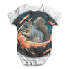 Space Bacon Squirrel Baby Unisex ALL-OVER PRINT Baby Grow Bodysuit