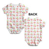 Cherry Blossom Pattern Baby Unisex ALL-OVER PRINT Baby Grow Bodysuit