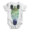 Galaxy Zebra Head Baby Unisex ALL-OVER PRINT Baby Grow Bodysuit