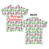 Merry Christmas Santa Hat Pattern Baby Toddler ALL-OVER PRINT Baby T-shirt