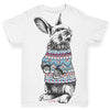 Christmas Jumper Bunny Baby Toddler ALL-OVER PRINT Baby T-shirt