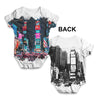 Time Square New York Baby Unisex ALL-OVER PRINT Baby Grow Bodysuit