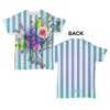 Bouquet And Blue Stripes Baby Toddler ALL-OVER PRINT Baby T-shirt