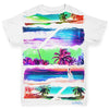 Neon Beach Cutouts Baby Toddler ALL-OVER PRINT Baby T-shirt