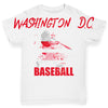 Washington DC Baseball Splatter Baby Toddler ALL-OVER PRINT Baby T-shirt