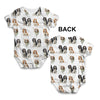 Cavalier King Charles Spaniels Pattern Baby Unisex ALL-OVER PRINT Baby Grow Bodysuit