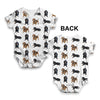Dachshunds Pattern Baby Unisex ALL-OVER PRINT Baby Grow Bodysuit