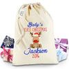 Personalised Blue Baby's First Christmas Santa Mail Post