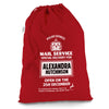 Personalised Polar Express Design Red Christmas Santa Sack Gift Bag