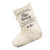 Lapland Express Delivery Personalised White Christmas Stockings Socks