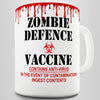 Zombie Defence Vaccine Funny Mug
