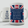 God Save The Queen Novelty Mug