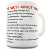 10 Facts About You Novelty Mug