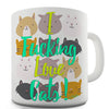 I F-cking Love Cats! Novelty Mug