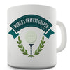 World's Okayest Golfer Novelty Mug